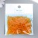 Glass beads 6/0 "matte translucent. Safran" 30 grams