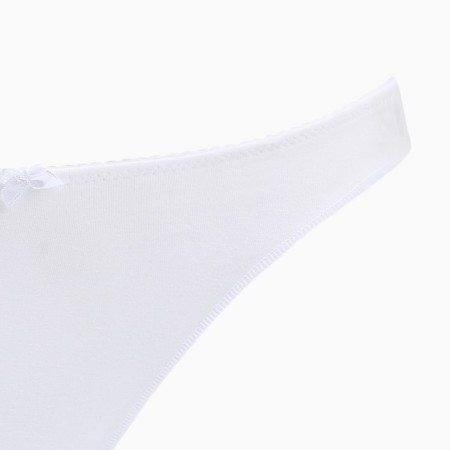 Panties female thongs, white color, size 44 (s)-6