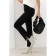 Women's pants with a section of Eliseeva Olesya, size 48, black color