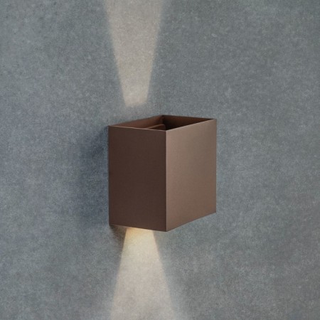 Wall lamp Mantra Davos XL, LED, 1830LM, 4000K, 150x100x150 mm, brown color-4
