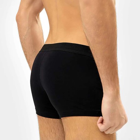 Set of men's panties boxers (2 pcs), black/black color, size 48 (m)-1