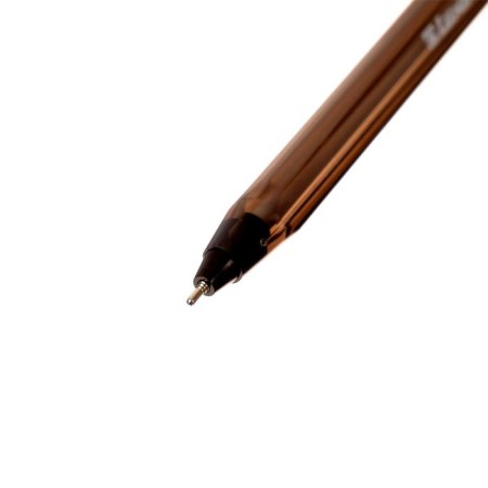 Ballpoint handle Luxor Inkglide 100 ICY, node 0.7 mm, trihedral, black, Mix body color-4