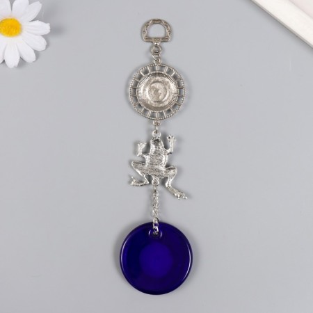 Suspension from the evil eye "Medallion and frog" 18 cm-2