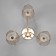 Laurah Laura 3x60W E27 Gold 54x54x29 cm.