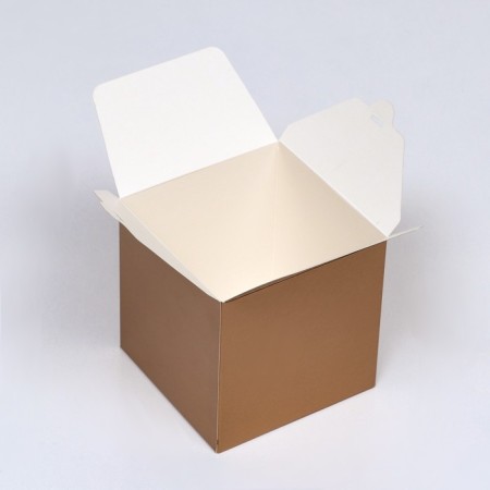 The box is folding, gold, 10 x 10 x 10 cm,-2