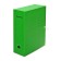 Archive folder with ties, microhofrocardon, 100mm, green, up to 900l.