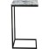 Coffee table Hercules metal, white marble/black 30x34x62 cm