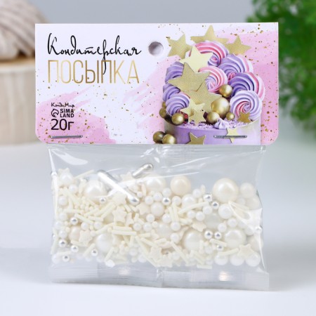 Confectionery Sprinking "Snow Bars", 20 g-1