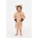 Tainted Baby "Bear", height 110 cm, cappuccino height