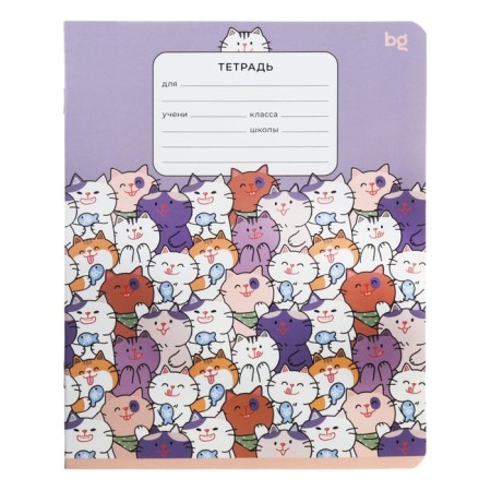 Notebook of 12 sheets in the Grimace cage, cover coated cardboard, VD-LK, MIX-2