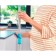 A set of moist cleaning Leifheit Clean Twist M Ergo, mop, bucket on wheels