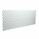 Angular rack panel 90 × 2.5 × 35 cm, white color