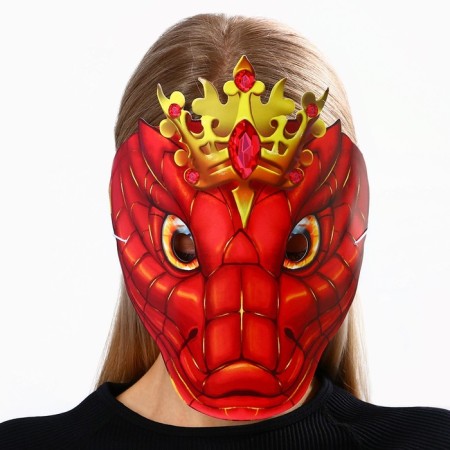 Маска карнавальная "Змей", 20,9 х 23,3 см-6
