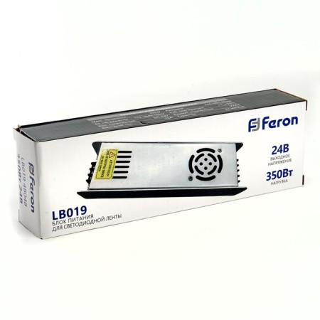 Electronic transformer for 24 W LED tape, Feron, LB019, 15A, 350 W-5