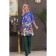 Women's tunic, size 44, blue color