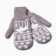 Female mittens, purple color, size 18