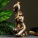 Figure "Morning Africa" ​​Black Gold, 17x22x36cm