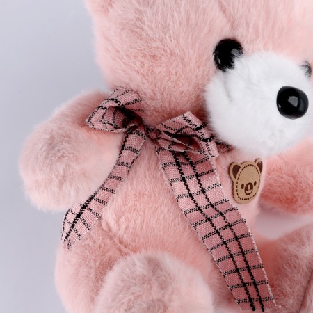 Soft toy "Mishutka", 23 cm, pink color-4