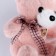 Soft toy "Mishutka", 23 cm, pink color