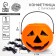 Joke candidate with spider "pumpkin"