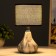 Board lamp "Canon" 1HE14 dark gray 15x15x28 cm Risalux