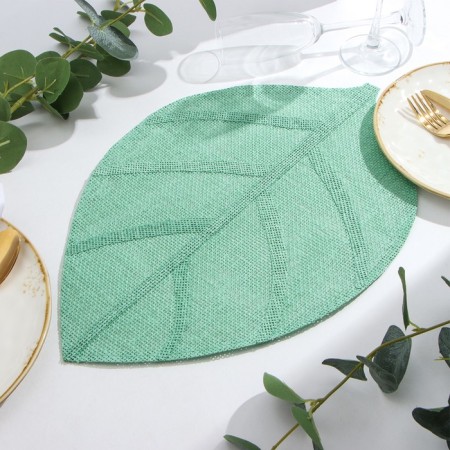 Serving share "leaflets", col. Light green 30*45 cm-1