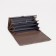 Women's wallet on magnets, brown color