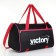 Sports bag with lightning, external pocket, long belt, black color