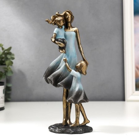Polystone souvenir "Mom with children" 24x7x11 cm