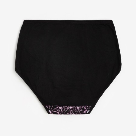 Panties female slips, black color, size 54-56-2
