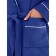 Male dressing gown with a hood, size 66, blue color