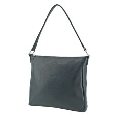 Women's bag B2797-03110, dark blue color, artificial leather, 33x8x31 cm