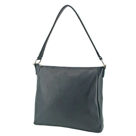 Women's bag B2797-03110, dark blue color, artificial leather, 33x8x31 cm