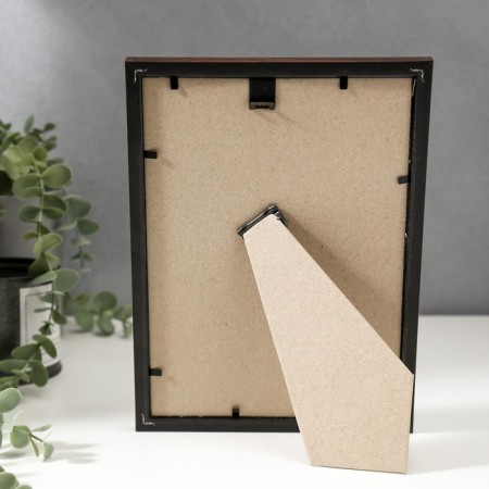 Photo frame plastic 15x21 cm 1487 brown-2