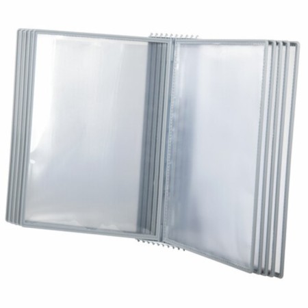 Wall demosystem on 10 A4 Staff panels, gray-2