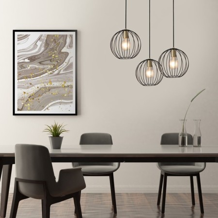 Suspended lamp Quebec E27x60W-4