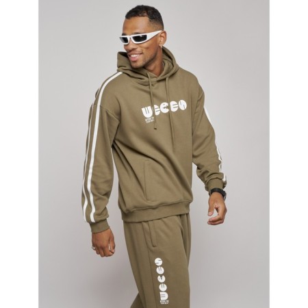 Male tracksuit, size 50, khaki color-23