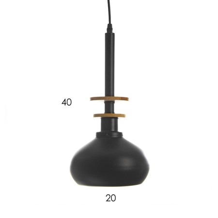 Lamp "Clint" 1x40W E27 Black bronze 20x20x38 (138) cm-5