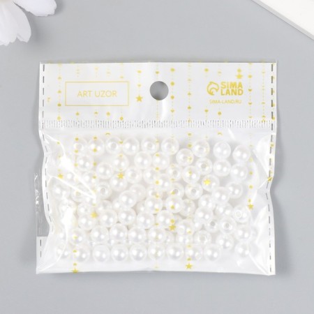 Beads for creativity "Pearls" set d = 0.8 cm 20 g-4