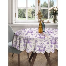 The tablecloth “French garden”, round, Saten, d = 150 cm