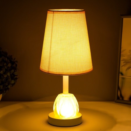 Hilton table lamp E27 40W white-yellow 15x15x32 cm Risalux-2