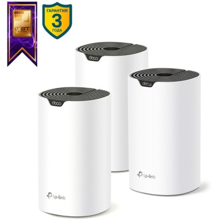 Seamless Mesh Router TP-Link Deco S7 (3-Pack) AC1900 10/100/1000Base-TX White (pack: 3pcs)-1