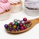 Sprinking confectionery with glitter "Brill": green, gold, silver, purple