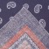 Men's nasal shawls “Ethel”, size 30x30 cm, (set 12 pcs,) print mix, 100% cotton