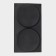 Baking uniform “Biscotto”, silicone, 34.5 × 20 × 3 cm, 2 cells (d = 16 cm), black color is black