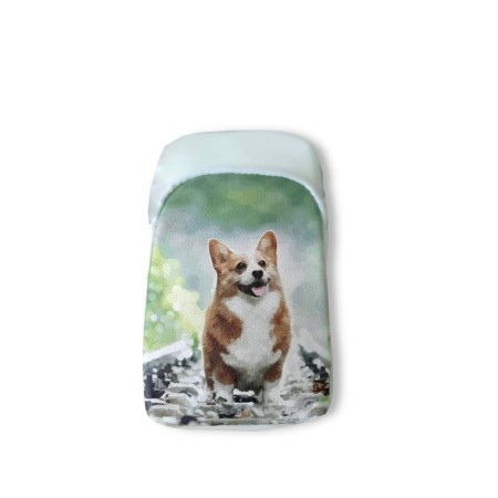 Cross-Bodi bag, lightning department, white "Corgi" color-1