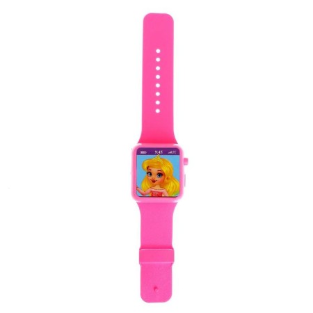 Musical watch "Wonderful Princess", sound, light, pink color-1