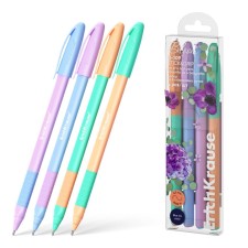 Set of ballpoint pens 4 pcs, Erichkrause, U-109 Stick & Grip 