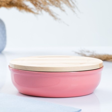 Set for the junction "Vyatka No. 1" (1 container/1l. + 1 wooden cover), pink