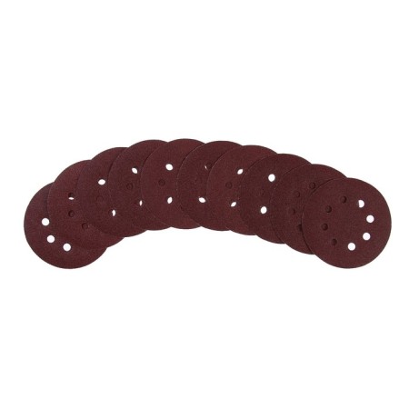 Circle of abrasive grinding under the "Velcro" tundra, perforated, 125 mm, P80, 10 pcs.-4